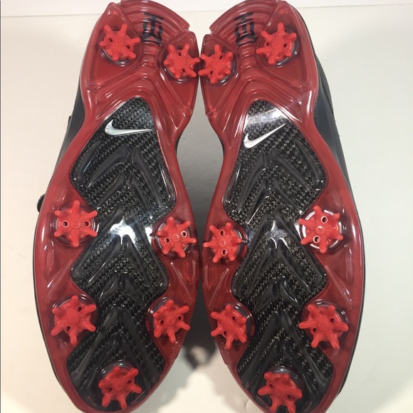 Nike TW 17 Men’s Golf Shoes Black/Metallic - Picture 5 of 8